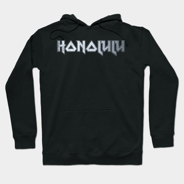 Heavy metal Honolulu Hoodie by KubikoBakhar